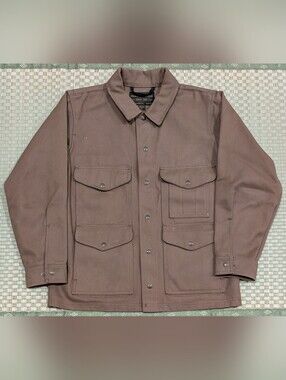RARE Filson Rugged Twill Cruiser Jacket in Sepia Men's Size Medium Made in USA